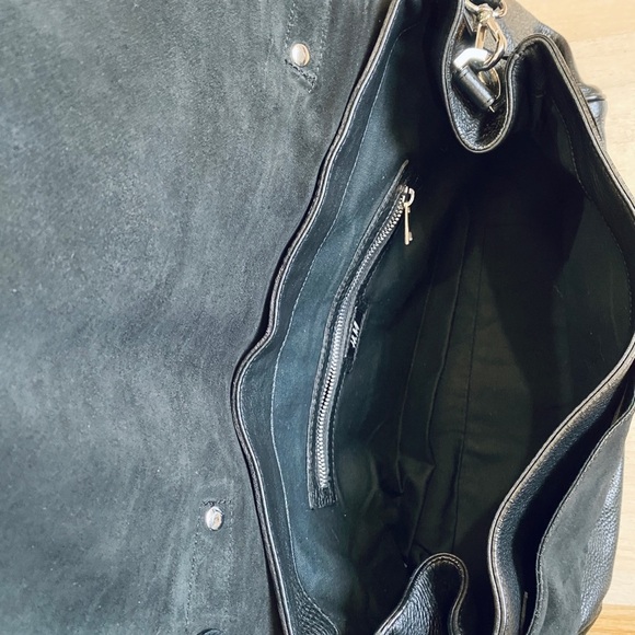 beautiful H&M leather satchel bag NEW - Picture 5 of 6